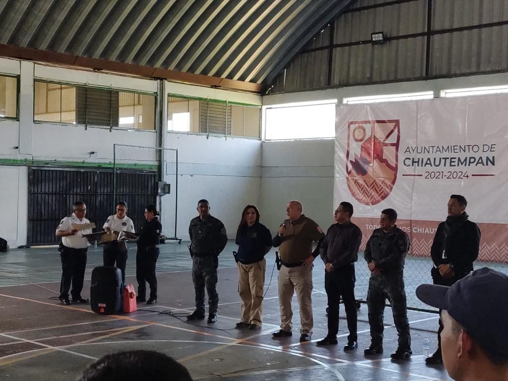 Chiautempan, sede de una capacitación internacional para cuerpos policiacos